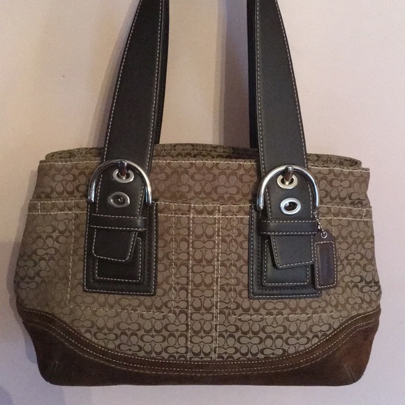 Authentic Coach Signature Chocolate brown bag - Picture 5 of 12